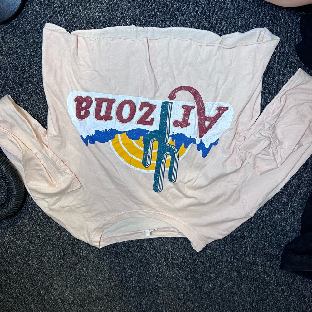 Long sleeve crop top